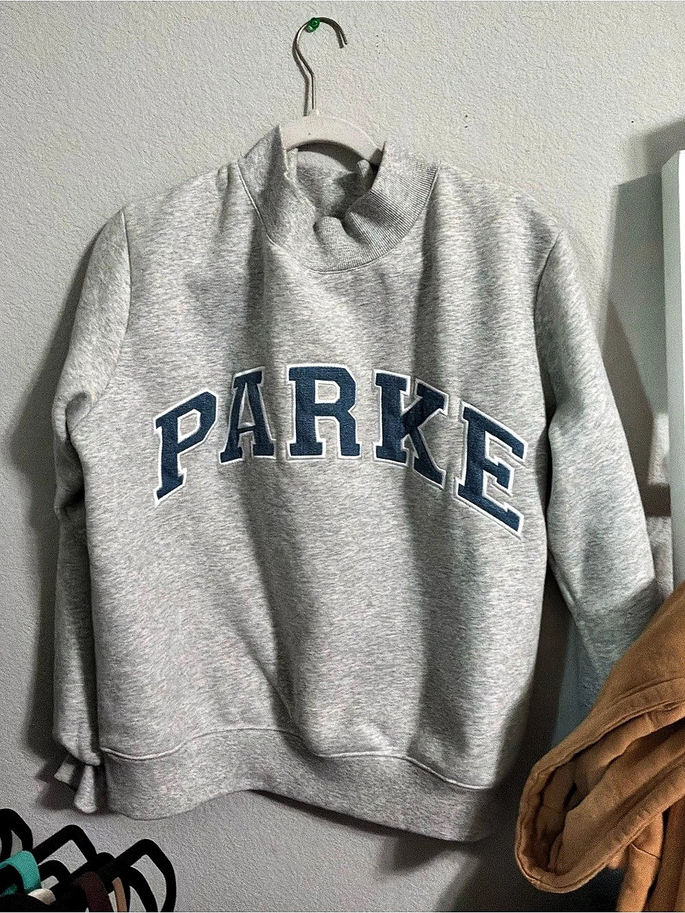 PARKE OG Varsity Denim Mockneck